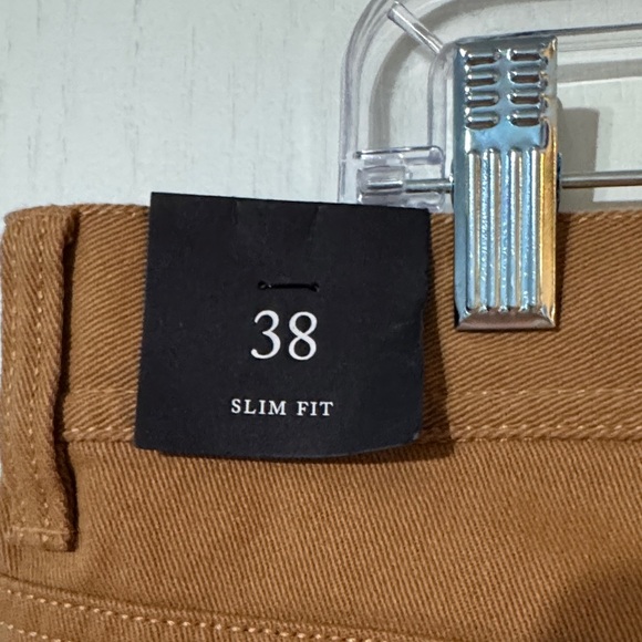 Treasure & Bond Tan Flat Front Shorts - Picture 2 of 4